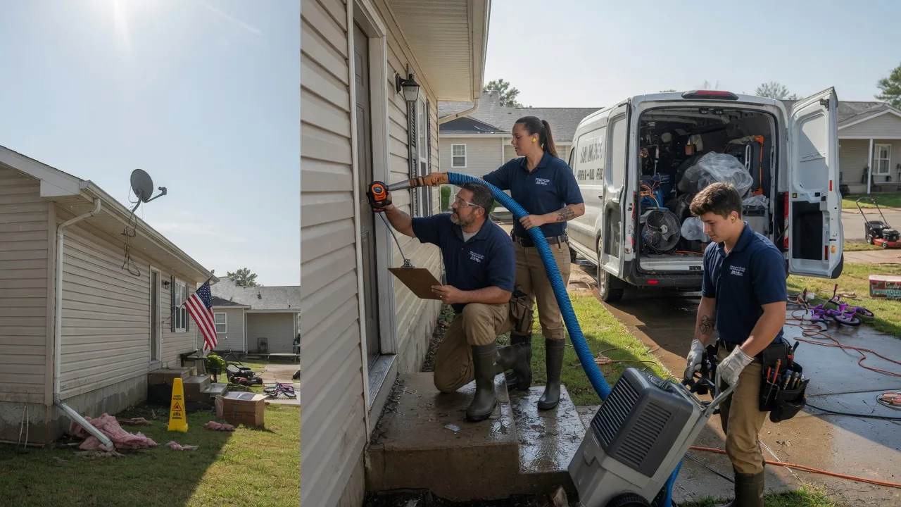 Ceiling Water Damage Restoration in Rogers, KY near me